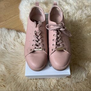 Aldo Pink Leather Tennis Sneakers Shoes